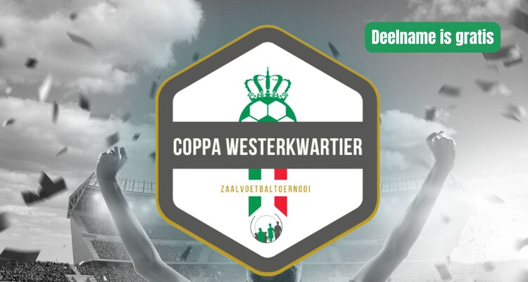 Coppa Westerkwartier: zaalvoetbaltoernooi in de kerstvakantie voor 8 tot 18 jaar!