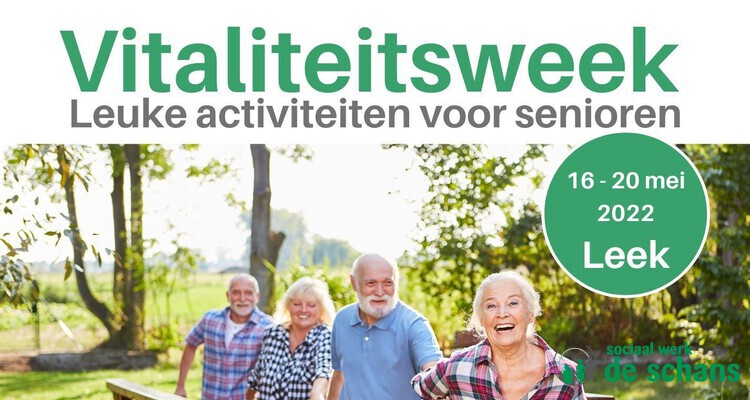 Vitaliteitsweek voor ouderen